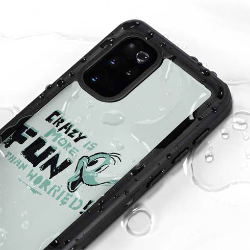 Looney Tunes Daffy Duck Crazy Galaxy S20 Plus Waterproof Case