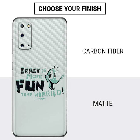 Looney Tunes Daffy Duck Crazy Galaxy S20 Skin