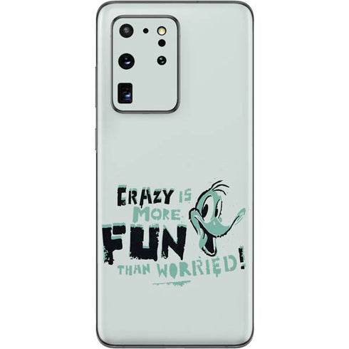 Looney Tunes Daffy Duck Crazy Galaxy S20 Ultra 5G Skin