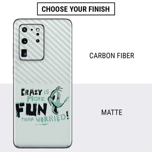 Looney Tunes Daffy Duck Crazy Galaxy S20 Ultra 5G Skin