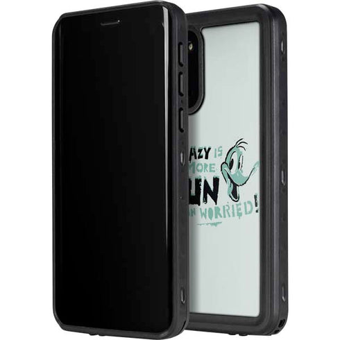 Looney Tunes Daffy Duck Crazy Galaxy S20 Waterproof Case