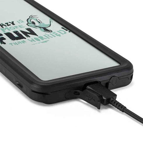 Looney Tunes Daffy Duck Crazy Galaxy S20 Waterproof Case