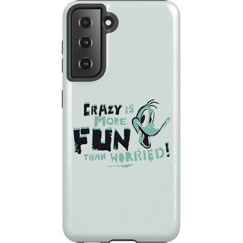 Looney Tunes Daffy Duck Crazy Galaxy S21 5G Pro Case