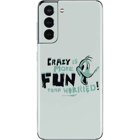 Looney Tunes Daffy Duck Crazy Galaxy S21 5G Skin