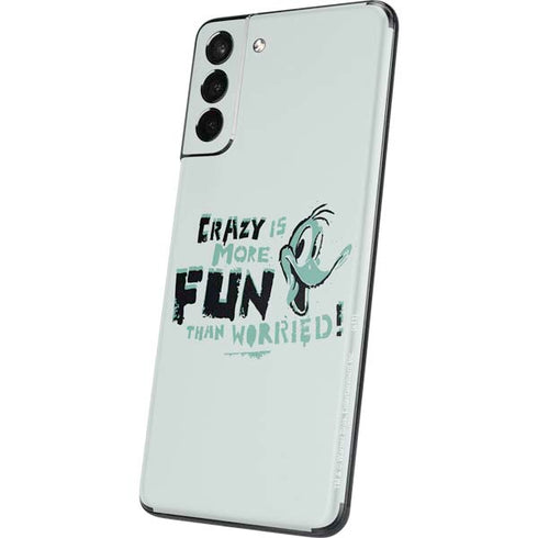 Looney Tunes Daffy Duck Crazy Galaxy S21 5G Skin