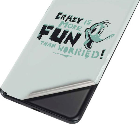 Looney Tunes Daffy Duck Crazy Galaxy S21 5G Skin