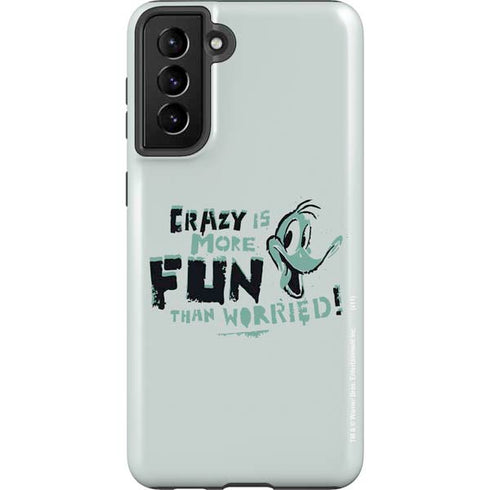 Looney Tunes Daffy Duck Crazy Galaxy S21 Plus 5G Pro Case