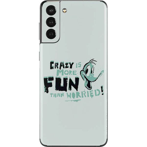 Looney Tunes Daffy Duck Crazy Galaxy S21 Plus 5G Skin