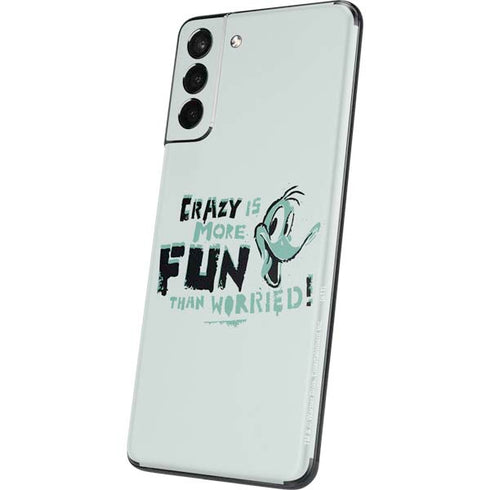 Looney Tunes Daffy Duck Crazy Galaxy S21 Plus 5G Skin