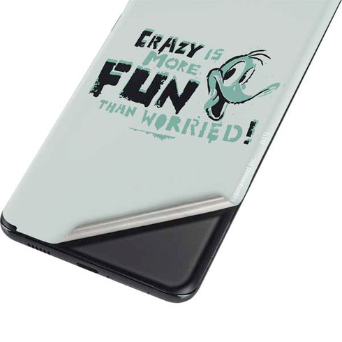 Looney Tunes Daffy Duck Crazy Galaxy S21 Plus 5G Skin