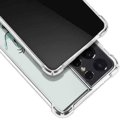 Looney Tunes Daffy Duck Crazy Galaxy S21 Ultra 5G Clear Case