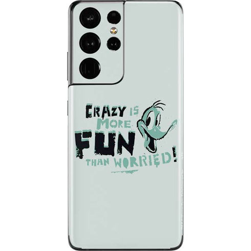 Looney Tunes Daffy Duck Crazy Galaxy S21 Ultra 5G Skin