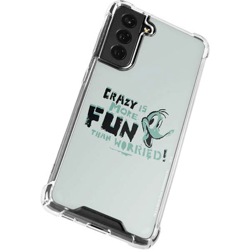 Looney Tunes Daffy Duck Crazy Galaxy S22 Plus Clear Case