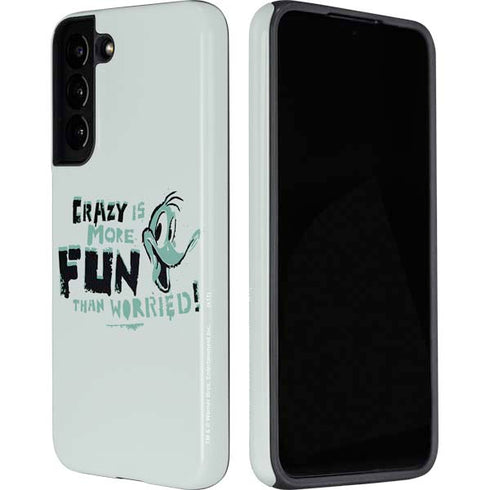 Looney Tunes Daffy Duck Crazy Galaxy S22 Plus Pro Case