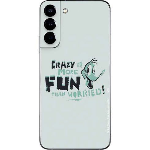 Looney Tunes Daffy Duck Crazy Galaxy S22 Plus Skin