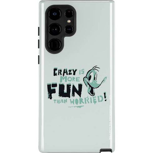 Looney Tunes Daffy Duck Crazy Galaxy S22 Ultra Pro Case