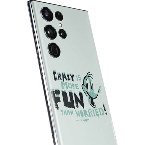 Looney Tunes Daffy Duck Crazy Galaxy S22 Ultra Skin