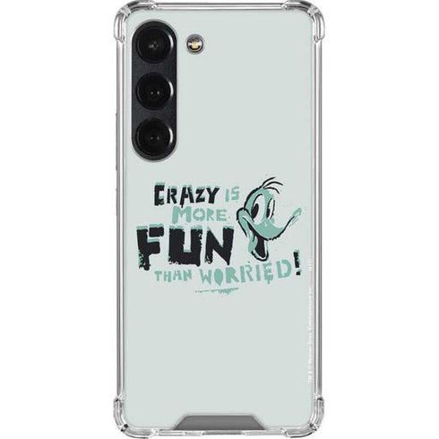 Looney Tunes Daffy Duck Crazy Galaxy S23 Clear Case