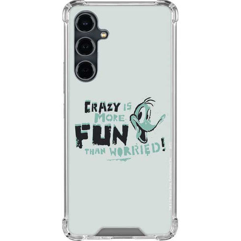 Looney Tunes Daffy Duck Crazy Galaxy S23 FE Clear Case