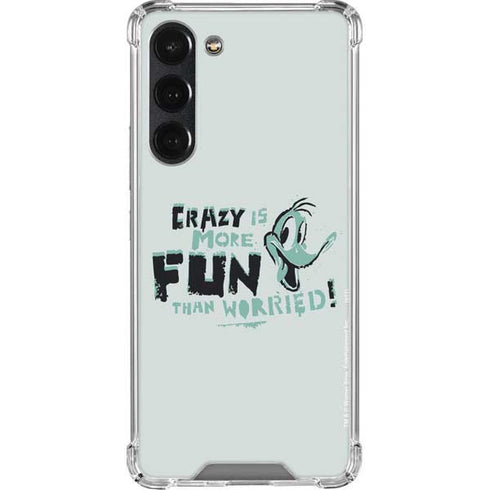 Looney Tunes Daffy Duck Crazy Galaxy S23 Plus Clear Case