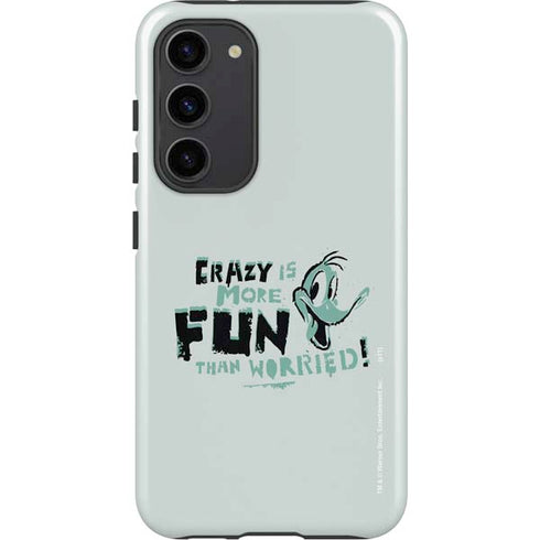 Looney Tunes Daffy Duck Crazy Galaxy S23 Plus Pro Case