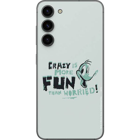 Looney Tunes Daffy Duck Crazy Galaxy S23 Plus Skin