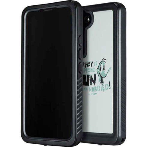 Looney Tunes Daffy Duck Crazy Galaxy S23 Plus Waterproof Case