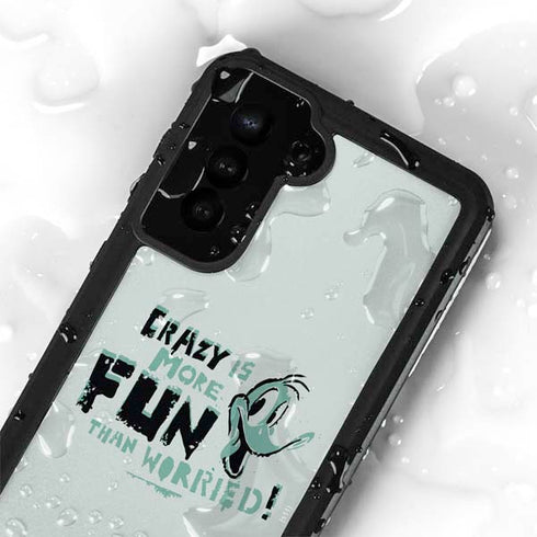 Looney Tunes Daffy Duck Crazy Galaxy S23 Plus Waterproof Case