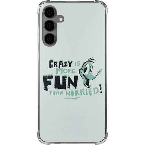 Looney Tunes Daffy Duck Crazy Galaxy S24 Plus Clear Case