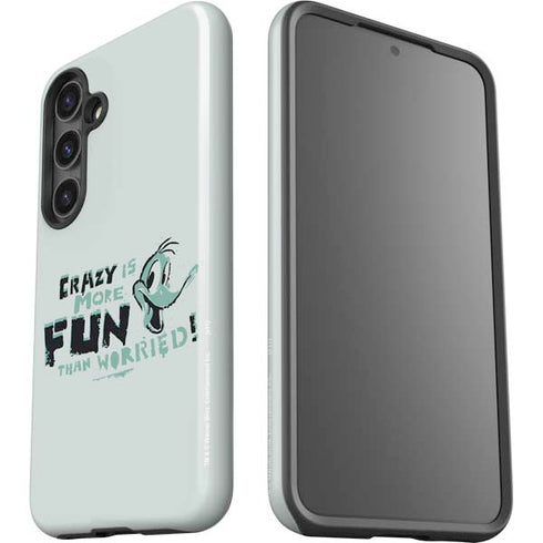Looney Tunes Daffy Duck Crazy Galaxy S24 Plus Impact Case