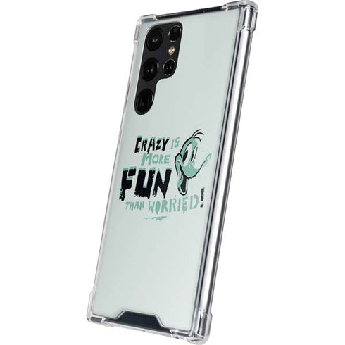 Looney Tunes Daffy Duck Crazy Galaxy S24 Ultra Clear Case