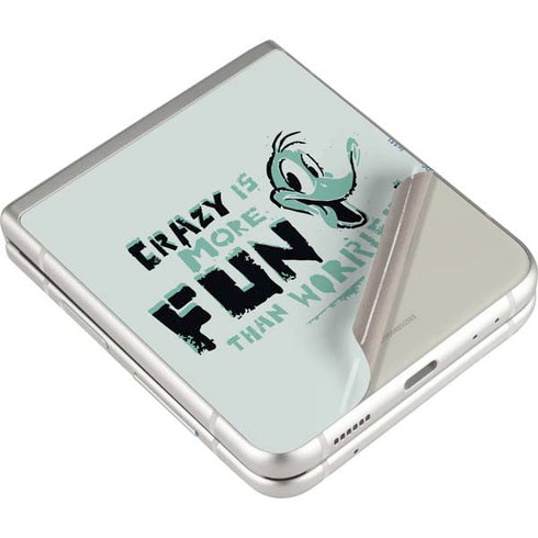Looney Tunes Daffy Duck Crazy Galaxy Z Flip3 5G Skin