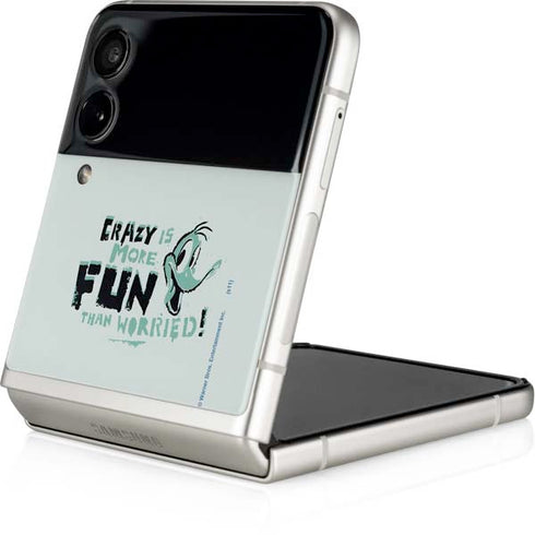 Looney Tunes Daffy Duck Crazy Galaxy Z Flip3 5G Skin