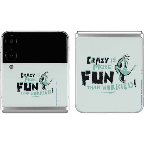 Looney Tunes Daffy Duck Crazy Galaxy Z Flip4 5G Skin