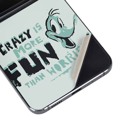 Looney Tunes Daffy Duck Crazy Galaxy Z Flip5 5G Skin