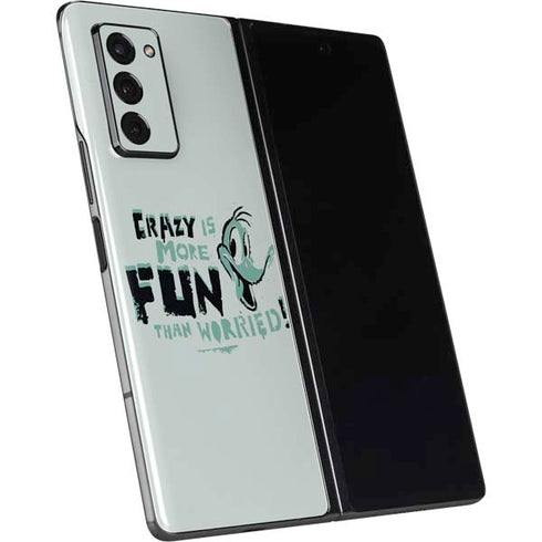 Looney Tunes Daffy Duck Crazy Galaxy Z Fold2 5G Skin