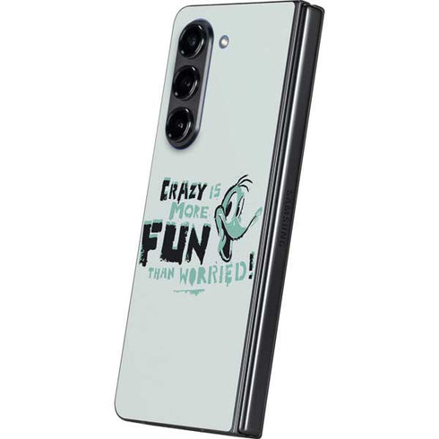 Looney Tunes Daffy Duck Crazy Galaxy Z Fold5 5G Skin