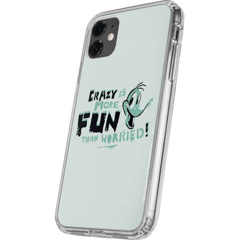 Looney Tunes Daffy Duck Crazy iPhone 11 Clear Case