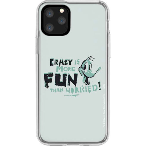 Looney Tunes Daffy Duck Crazy iPhone 11 Pro Clear Case