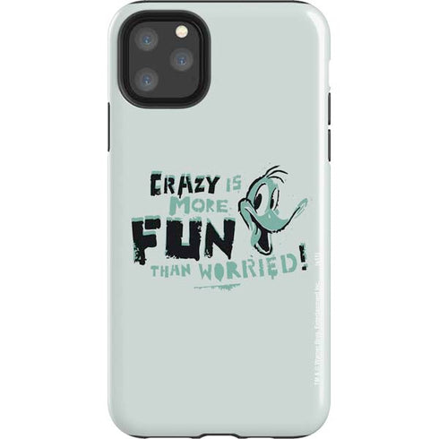 Looney Tunes Daffy Duck Crazy iPhone 11 Pro Max Impact Case