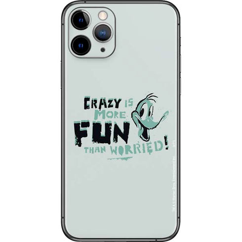 Looney Tunes Daffy Duck Crazy iPhone 11 Pro Skin