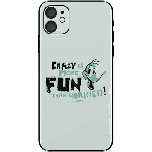 Looney Tunes Daffy Duck Crazy iPhone 11 Skin