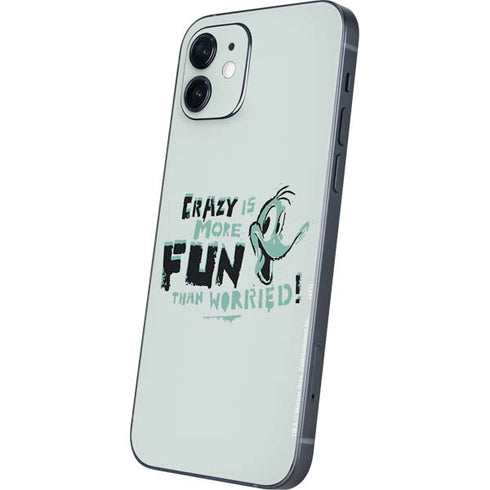 Looney Tunes Daffy Duck Crazy iPhone 12 Mini Skin