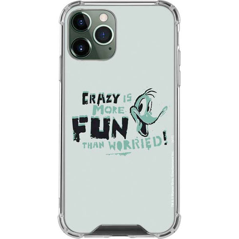 Looney Tunes Daffy Duck Crazy iPhone 12 Pro Max Clear Case
