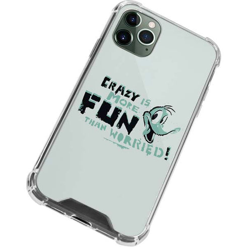 Looney Tunes Daffy Duck Crazy iPhone 12 Pro Max Clear Case