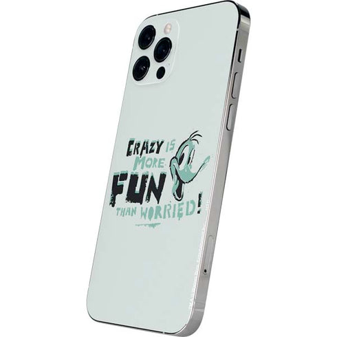 Looney Tunes Daffy Duck Crazy iPhone 12 Pro Skin