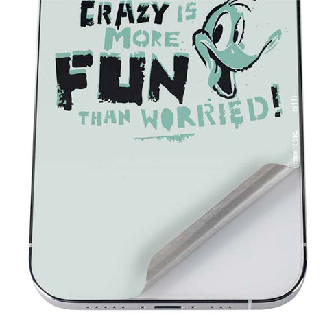Looney Tunes Daffy Duck Crazy iPhone 12 Pro Skin