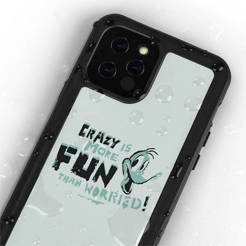 Looney Tunes Daffy Duck Crazy iPhone 12 Pro Waterproof Case