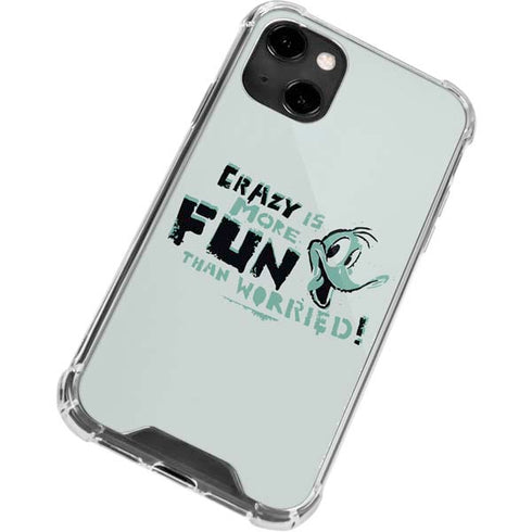 Looney Tunes Daffy Duck Crazy iPhone 13 Clear Case