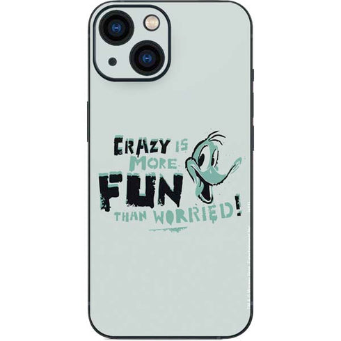 Looney Tunes Daffy Duck Crazy iPhone 13 Mini Skin